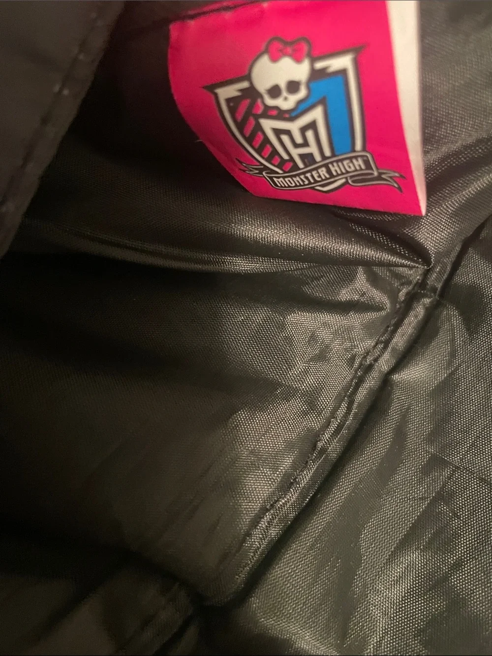 monster high Black & Pink Character Crossbody Bag